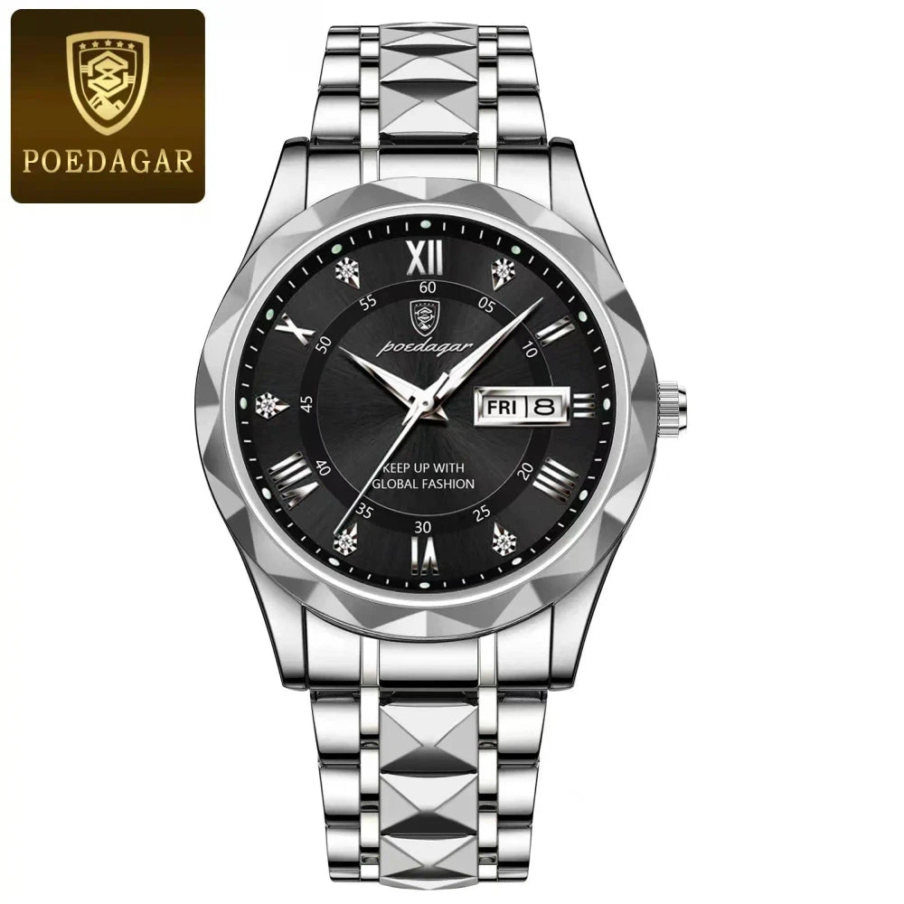 Reloj de Cuarzo para Hombre de Acero Inoxidable Tu tienda rápida