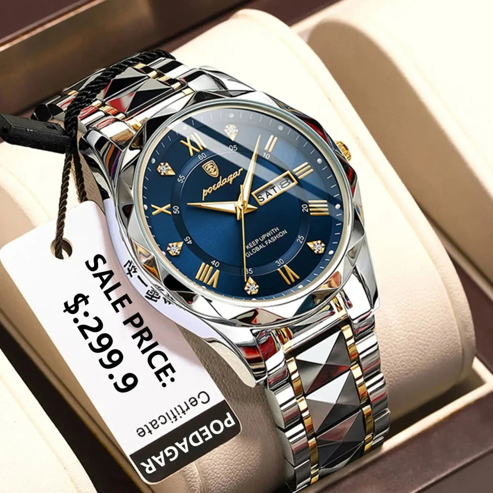Reloj de Cuarzo para Hombre de Acero Inoxidable Tu tienda rápida