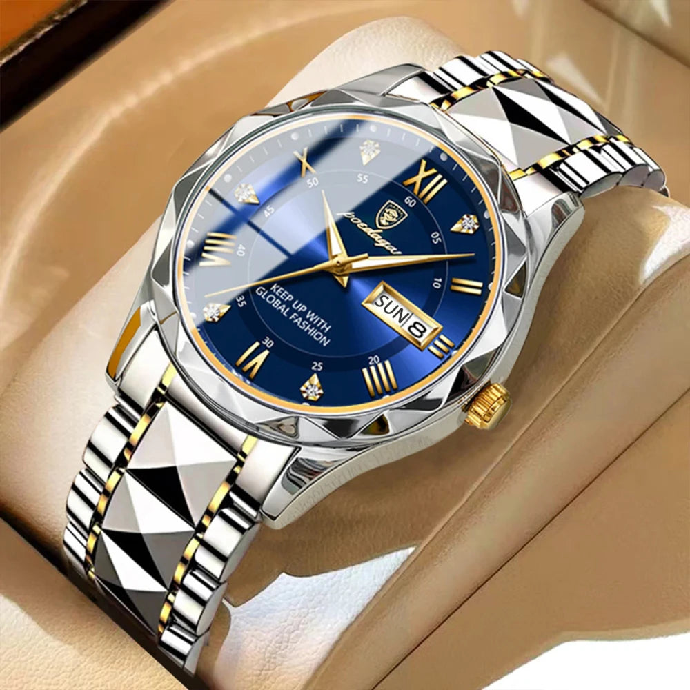 Reloj de Cuarzo para Hombre de Acero Inoxidable Tu tienda rápida