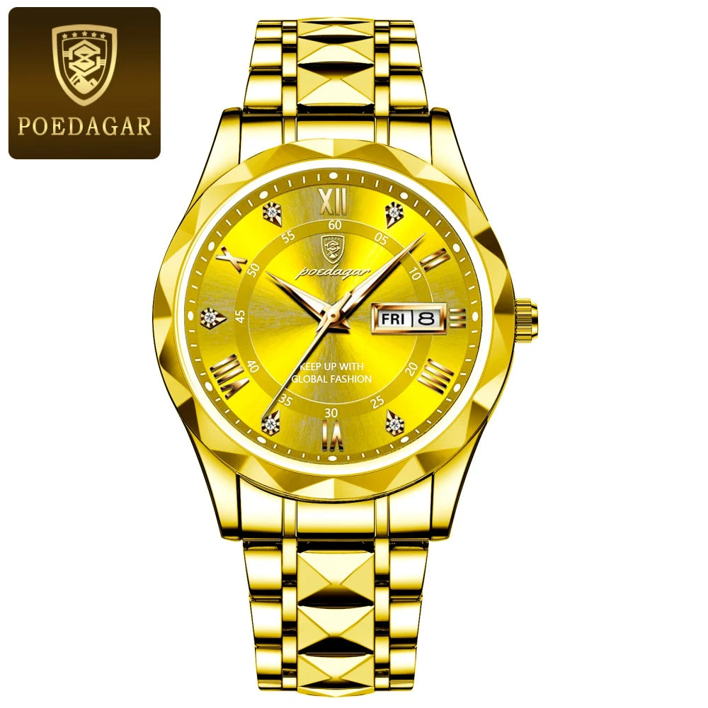 Reloj de Cuarzo para Hombre de Acero Inoxidable Tu tienda rápida