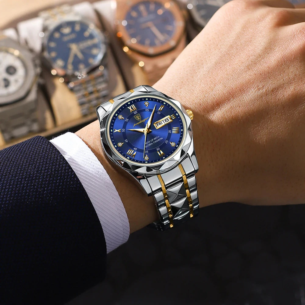 Reloj de Cuarzo para Hombre de Acero Inoxidable Tu tienda rápida