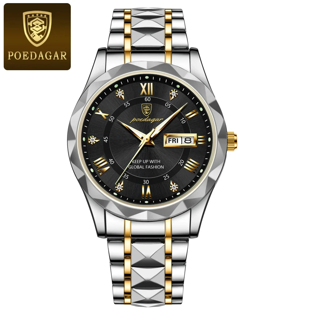 Reloj de Cuarzo para Hombre de Acero Inoxidable Tu tienda rápida
