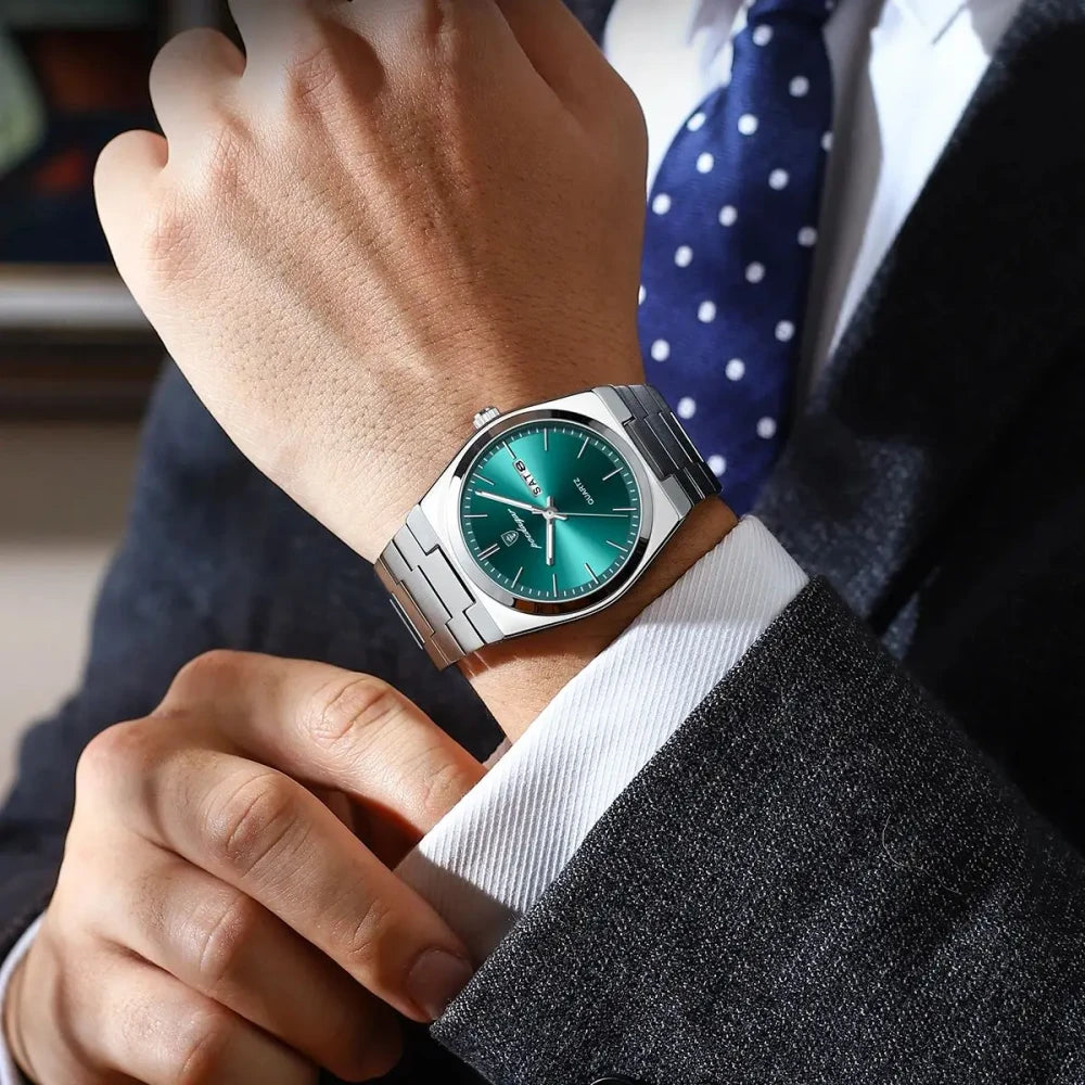 Reloj de Cuarzo de Acero Inoxidable POEDAGAR Tu tienda rápida