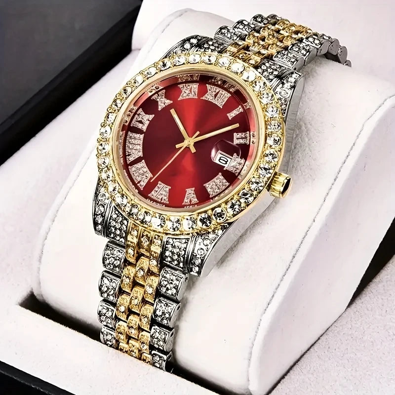 Reloj de Cuarzo Vintage con Diamantes de Imitación Tu tienda rápida