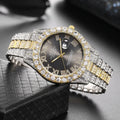 Reloj de Cuarzo Dorado con Diamantes Tu tienda rápida