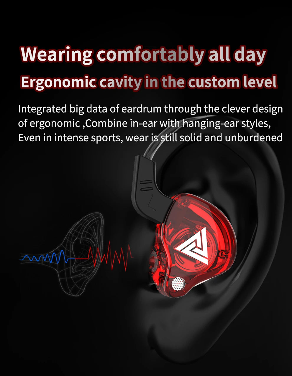 Original QKZ AK6 auriculares internos 6 unidad de controlador dinámico auriculares con micrófono estéreo deportes HIFI Subwoofer auriculares Monitor auriculares Tu tienda rápida
