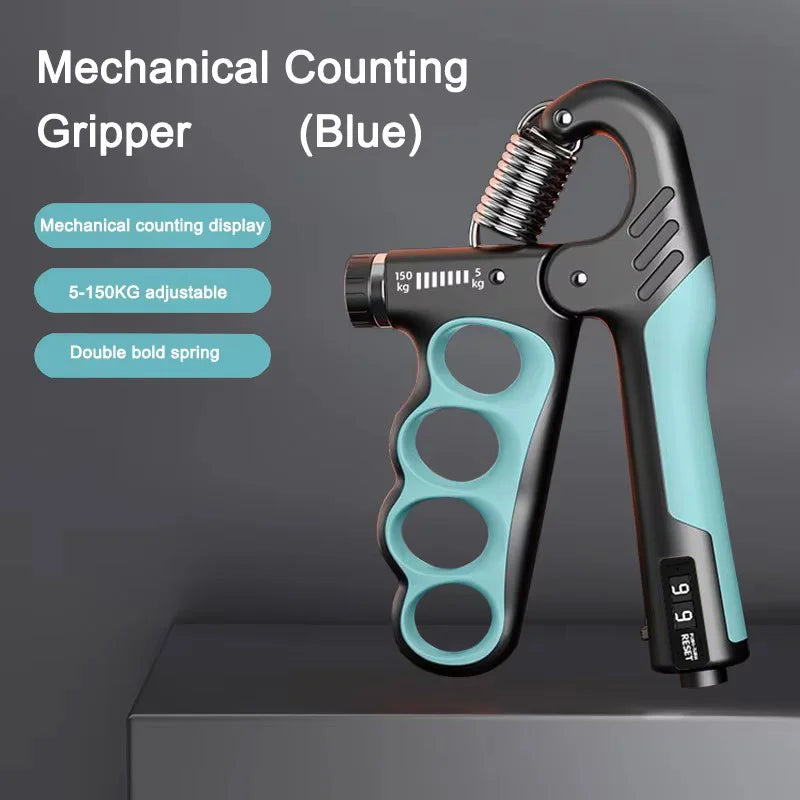Expansor de muñeca para gimnasio, fortalecedor de mano, recuperación muscular ajustable, ejercicio de fuerza de mano, 5-60/100/150kg Tu tienda rápida