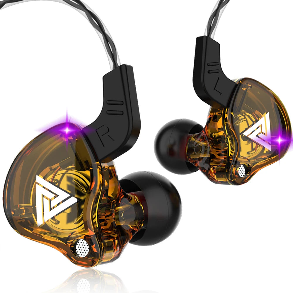 Original QKZ AK6 auriculares internos 6 unidad de controlador dinámico auriculares con micrófono estéreo deportes HIFI Subwoofer auriculares Monitor auriculares Tu tienda rápida