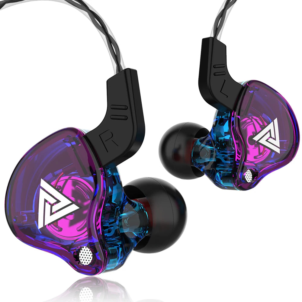 Original QKZ AK6 auriculares internos 6 unidad de controlador dinámico auriculares con micrófono estéreo deportes HIFI Subwoofer auriculares Monitor auriculares Tu tienda rápida