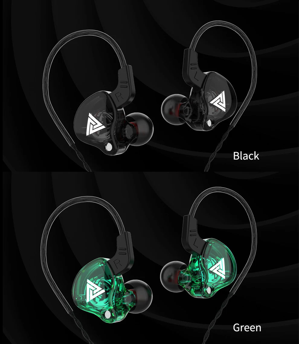 Original QKZ AK6 auriculares internos 6 unidad de controlador dinámico auriculares con micrófono estéreo deportes HIFI Subwoofer auriculares Monitor auriculares Tu tienda rápida