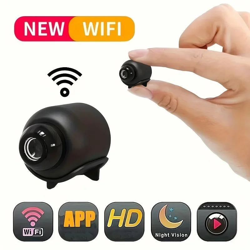 Mini cámara WiFi HD de 1080P, vigilancia de seguridad interior, Monitor de bebé, videocámara de visión nocturna, cámara IP, grabadora de Audio y vídeo Tu tienda rápida