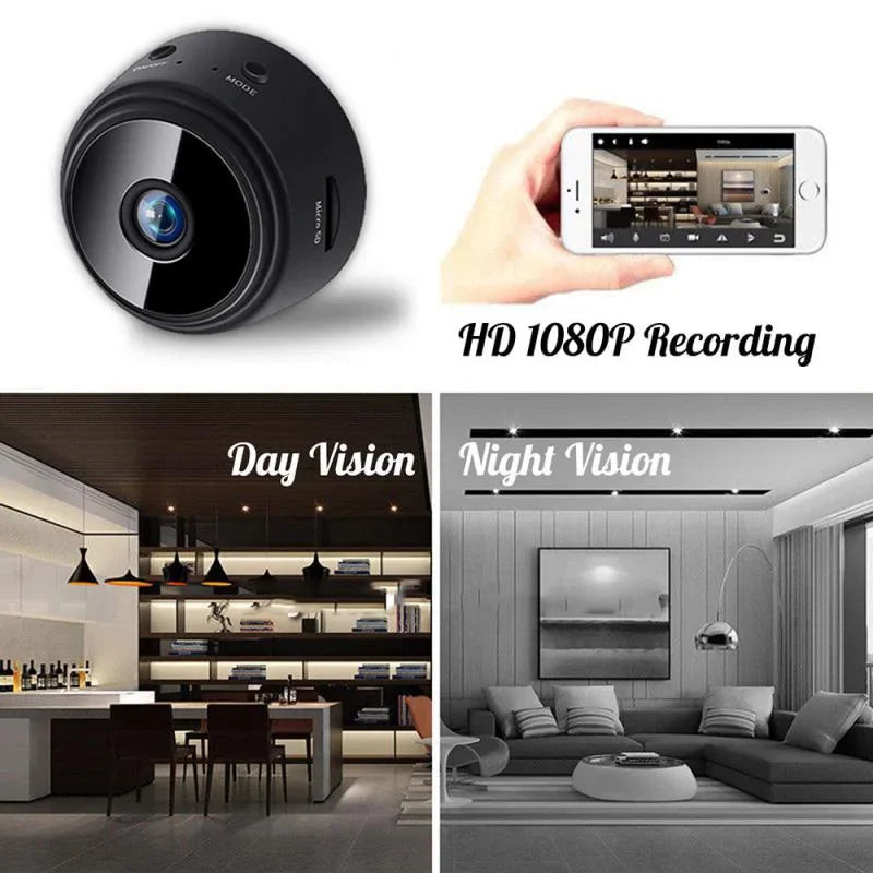 Cámara de Vigilancia Inteligente Wifi HD A9, Sensor, Videocámara, Video Web, Seguridad en el Hogar, Seguridad Inalámbrica Tu tienda rápida