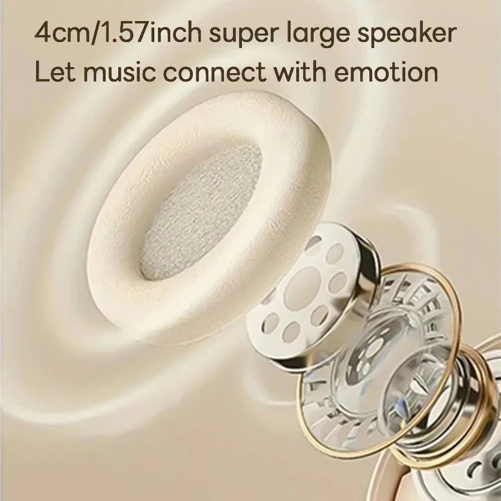 Auriculares Bluetooth 5,3, auriculares para juegos, auriculares inalámbricos de modo Dual, auriculares de música plegables con reducción de ruido para iPhone Xiaomi Tu tienda rápida