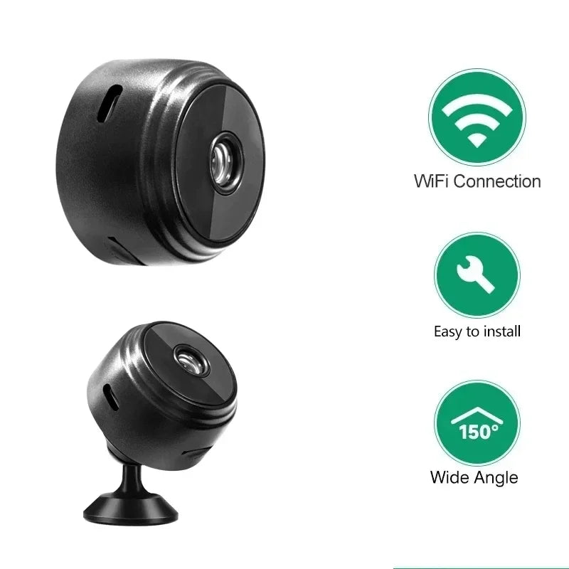 Cámara de Vigilancia Inteligente Wifi HD A9, Sensor, Videocámara, Video Web, Seguridad en el Hogar, Seguridad Inalámbrica Tu tienda rápida