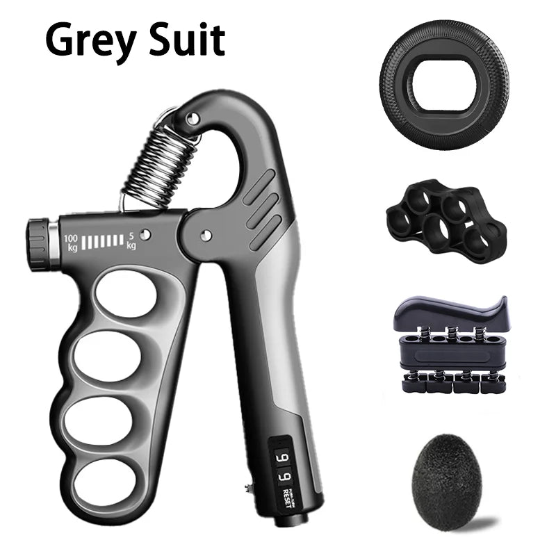 Expansor de muñeca para gimnasio, fortalecedor de mano, recuperación muscular ajustable, ejercicio de fuerza de mano, 5-60/100/150kg Tu tienda rápida