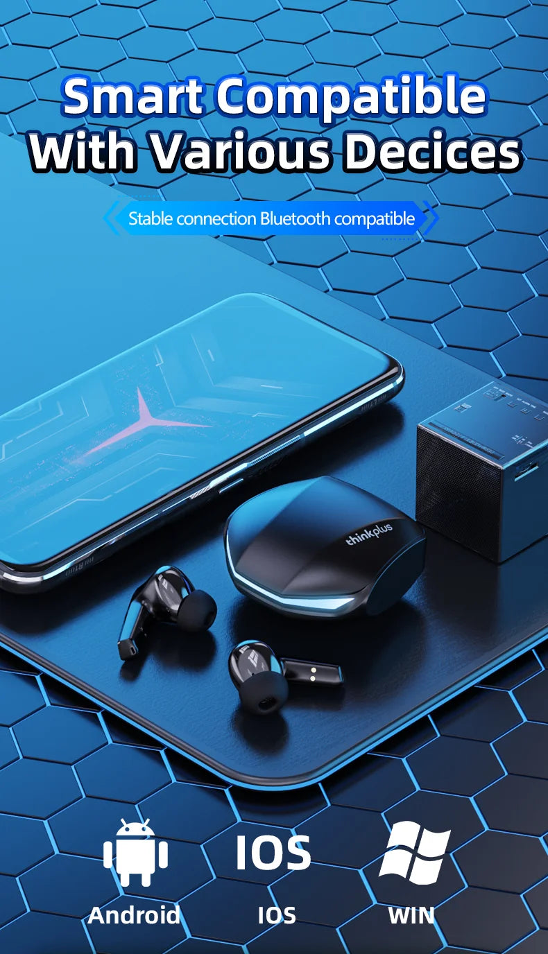 Lenovo GM2 Pro TWS auriculares estéreo HIFI inalámbricos auriculares de baja latencia juegos música modo Dual auriculares música deporte auriculares Tu tienda rápida