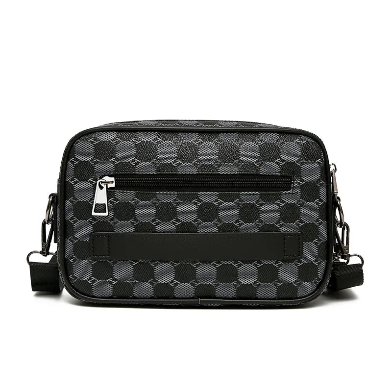 Riñoneras de cuero PU de alta calidad para hombre, bolsos cruzados de negocios para hombre, almacenamiento de viaje a la moda, bolsos de hombro para teléfono, bolso de mano Tu tienda rápida