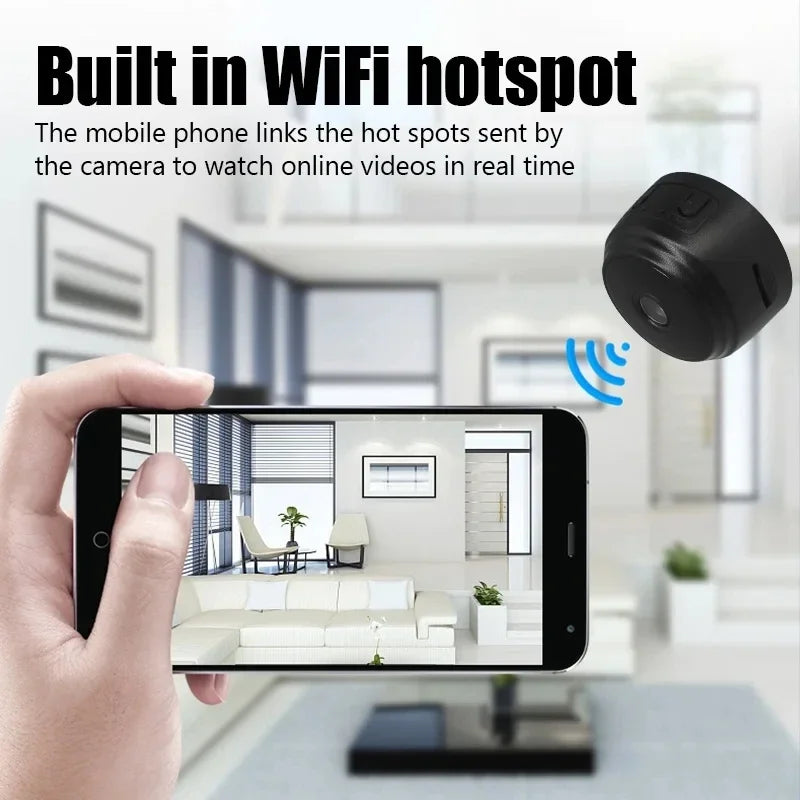 Cámara de Vigilancia Inteligente Wifi HD A9, Sensor, Videocámara, Video Web, Seguridad en el Hogar, Seguridad Inalámbrica Tu tienda rápida
