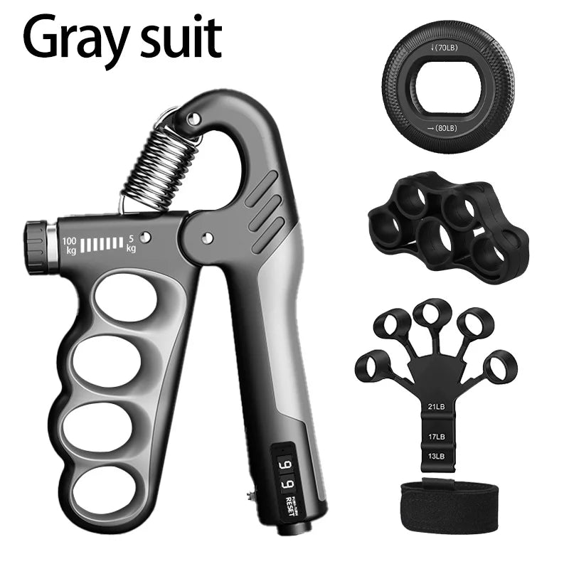Expansor de muñeca para gimnasio, fortalecedor de mano, recuperación muscular ajustable, ejercicio de fuerza de mano, 5-60/100/150kg Tu tienda rápida