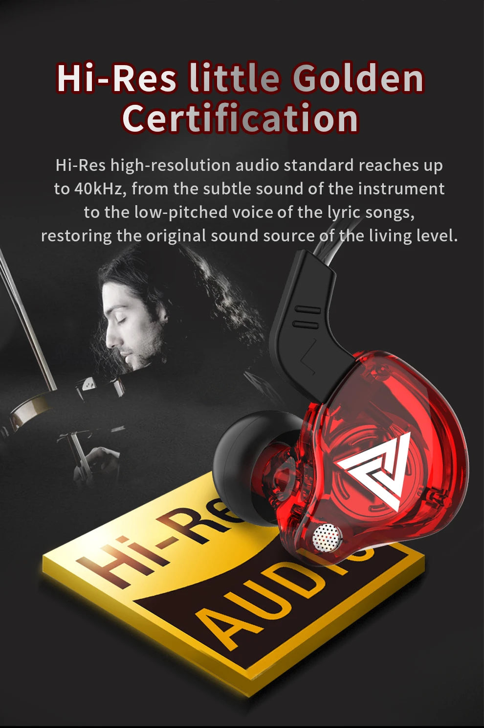 Original QKZ AK6 auriculares internos 6 unidad de controlador dinámico auriculares con micrófono estéreo deportes HIFI Subwoofer auriculares Monitor auriculares Tu tienda rápida
