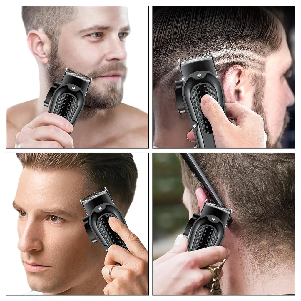 Hiena-cortadora de pelo eléctrica HYN-212 para hombres, herramienta de corte de barba inalámbrica, recargable, potente Tu tienda rápida