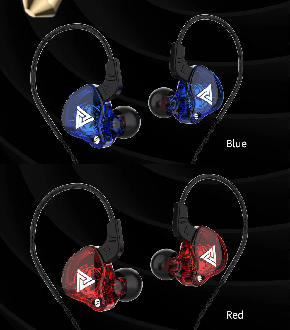 Original QKZ AK6 auriculares internos 6 unidad de controlador dinámico auriculares con micrófono estéreo deportes HIFI Subwoofer auriculares Monitor auriculares Tu tienda rápida