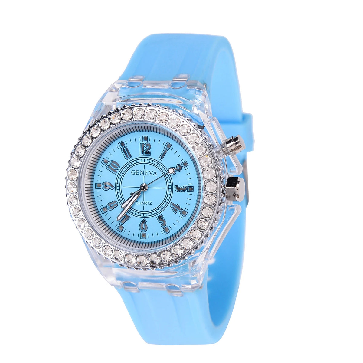 Illuminate Your Style with the LED Flash Luminous Watch - Perfect for Women, Men, and Kids!