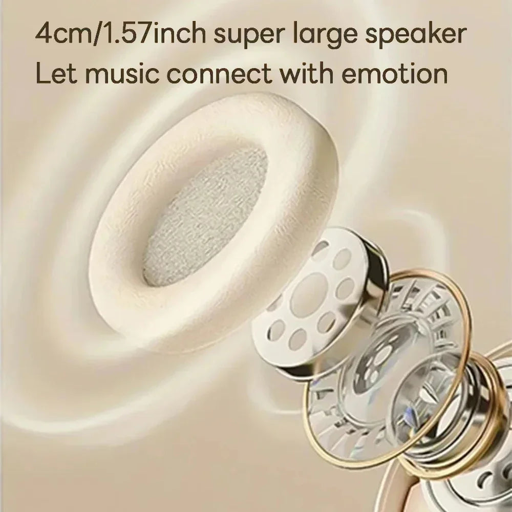 Auriculares Bluetooth 5,3, auriculares para juegos, auriculares inalámbricos de modo Dual, auriculares de música plegables con reducción de ruido para iPhone Xiaomi Tu tienda rápida