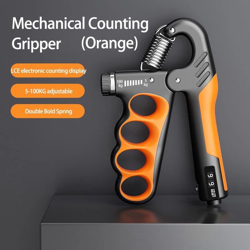 Expansor de muñeca para gimnasio, fortalecedor de mano, recuperación muscular ajustable, ejercicio de fuerza de mano, 5-60/100/150kg Tu tienda rápida