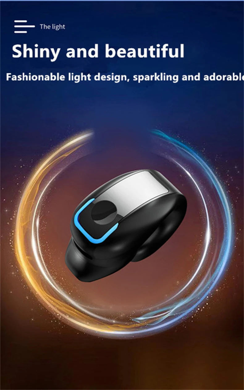 Auriculares Inalámbricos Bluetooth con Clip para la Oreja, Auriculares de Conducción Ósea de Alta Calidad, Auriculares Deportivos TWS con Cancelación de Ruido y Micrófono Tu tienda rápida