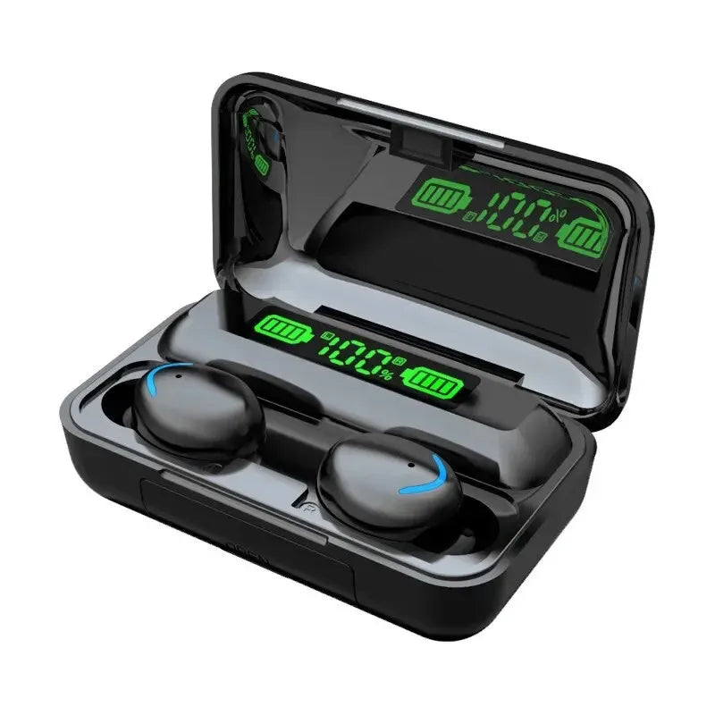 Auriculares inalámbricos F9 LED Dislpaly Binaural TWS Auriculares inalámbricos con Bluetooth auriculares Bluetooth con reducción de ruido impermeables Tu tienda rápida