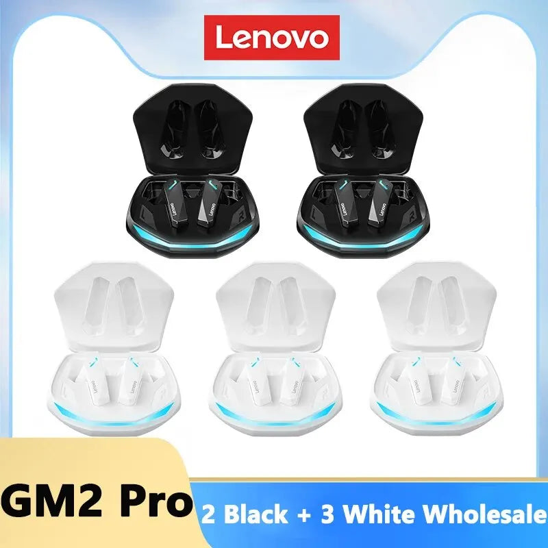 Lenovo GM2 Pro TWS auriculares estéreo HIFI inalámbricos auriculares de baja latencia juegos música modo Dual auriculares música deporte auriculares Tu tienda rápida