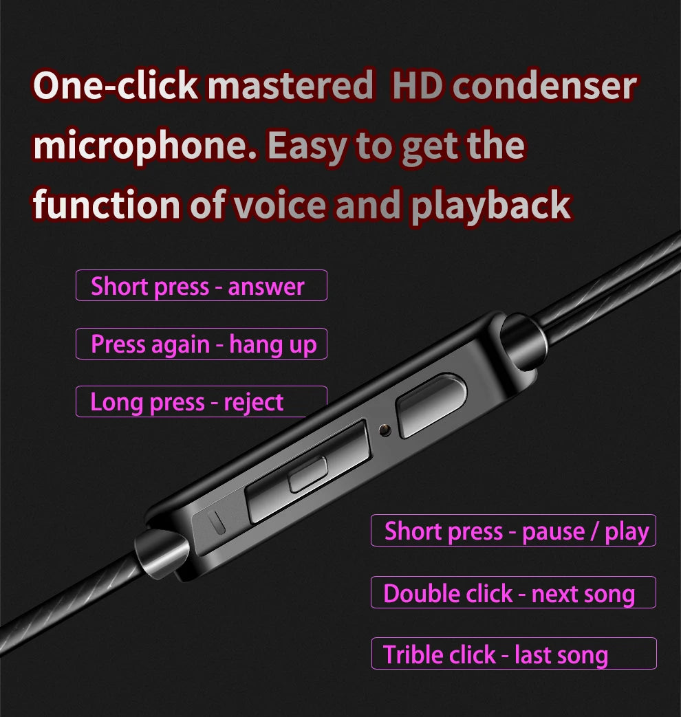 Original QKZ AK6 auriculares internos 6 unidad de controlador dinámico auriculares con micrófono estéreo deportes HIFI Subwoofer auriculares Monitor auriculares Tu tienda rápida