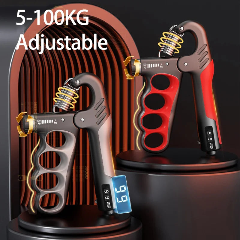 Expansor de muñeca para gimnasio, fortalecedor de mano, recuperación muscular ajustable, ejercicio de fuerza de mano, 5-60/100/150kg Tu tienda rápida