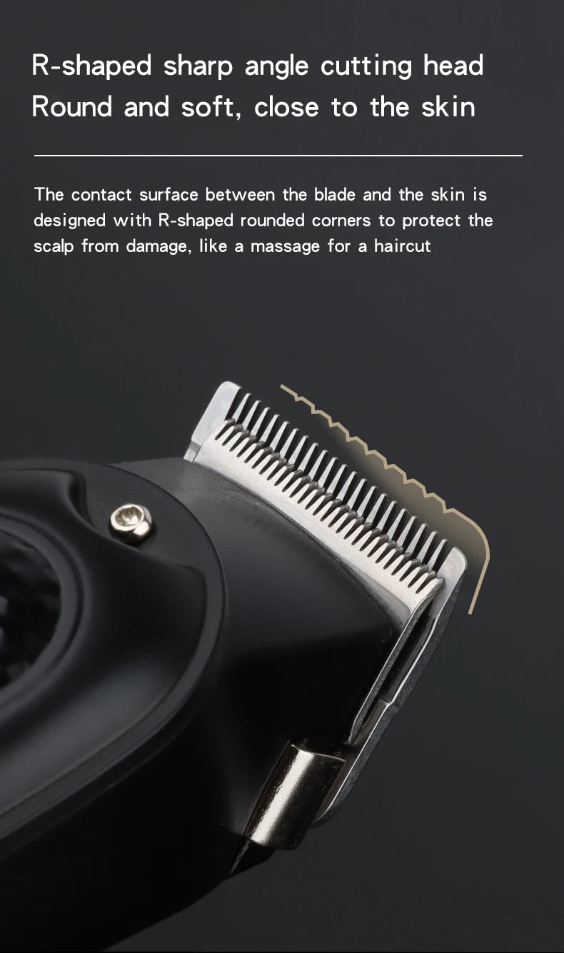Hiena-cortadora de pelo eléctrica HYN-212 para hombres, herramienta de corte de barba inalámbrica, recargable, potente Tu tienda rápida