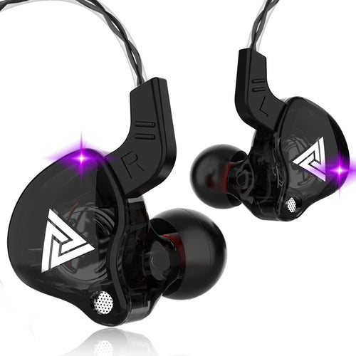 Original QKZ AK6 auriculares internos 6 unidad de controlador dinámico auriculares con micrófono estéreo deportes HIFI Subwoofer auriculares Monitor auriculares Tu tienda rápida