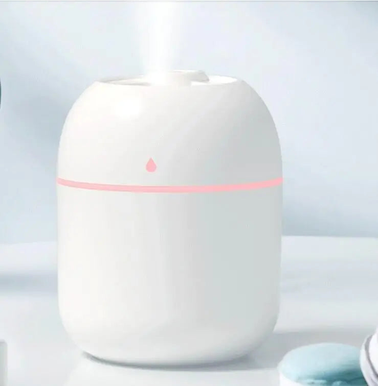 Mini humidificador de aire USB de 250ML, difusor de aceites esenciales aromáticos para el hogar y el coche, generador de niebla silencioso ultrasónico con lámpara LED de Color Tu tienda rápida