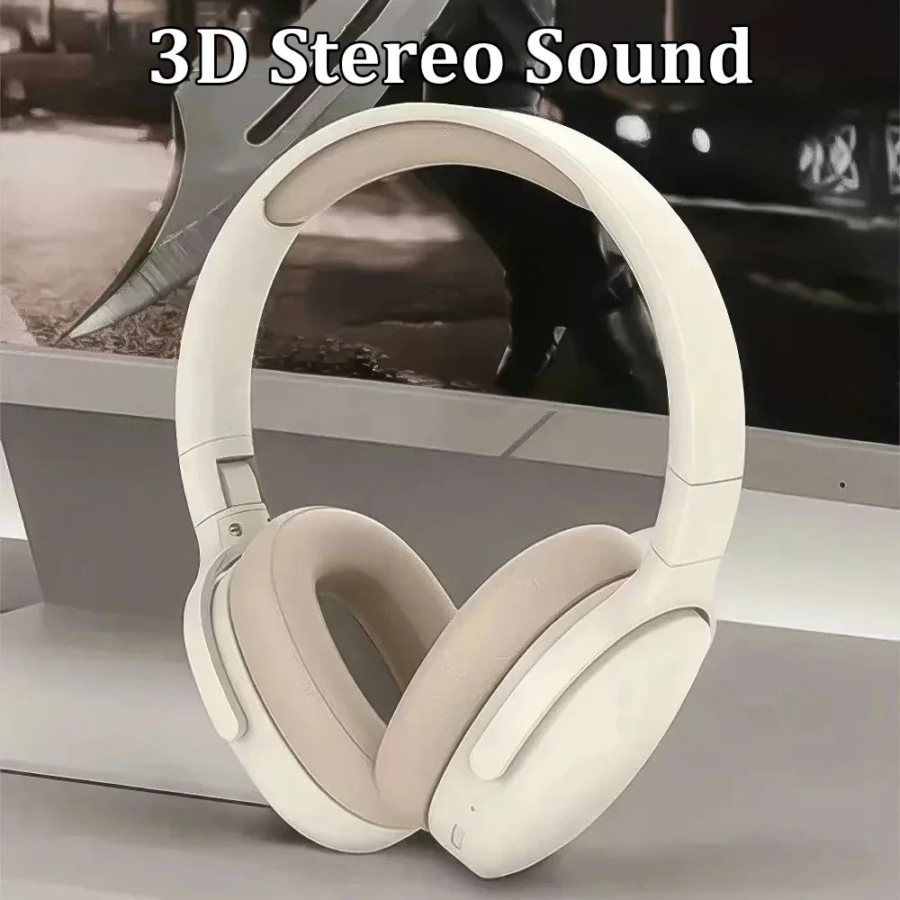 Auriculares Bluetooth 5,3, auriculares para juegos, auriculares inalámbricos de modo Dual, auriculares de música plegables con reducción de ruido para iPhone Xiaomi Tu tienda rápida