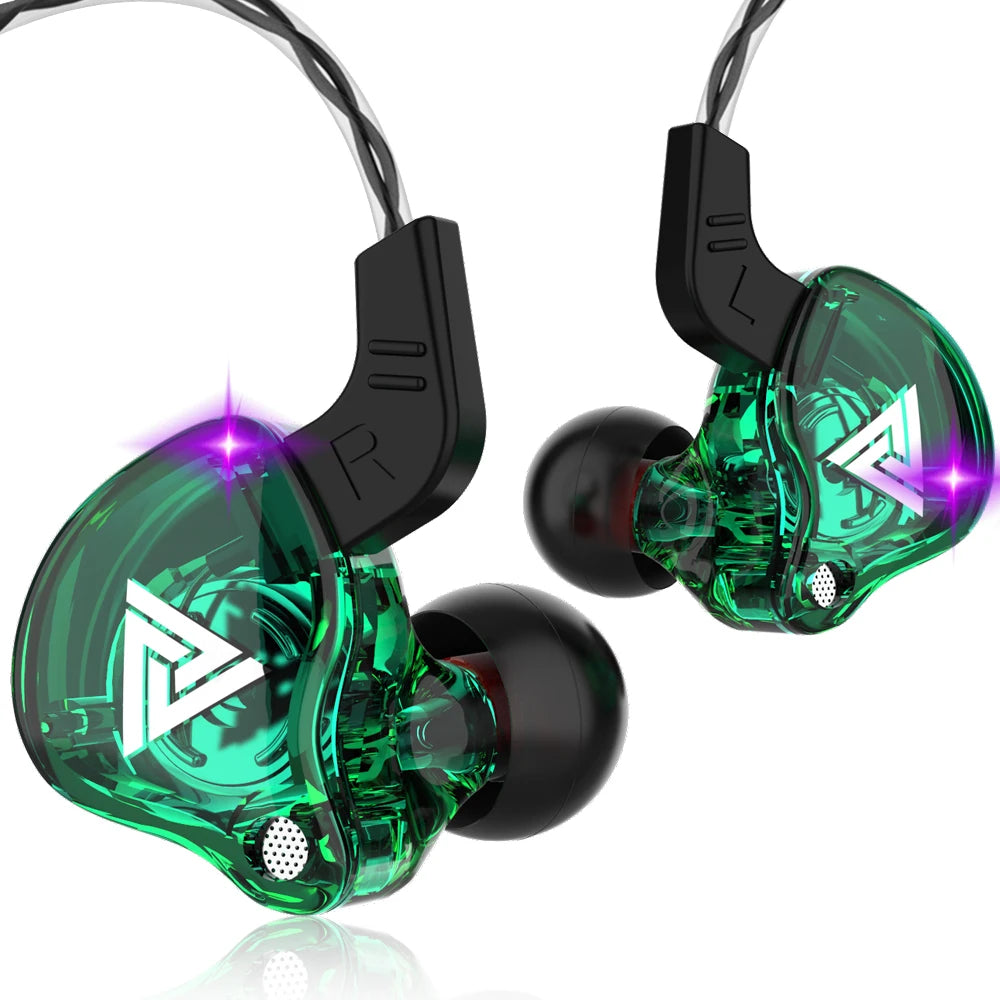 Original QKZ AK6 auriculares internos 6 unidad de controlador dinámico auriculares con micrófono estéreo deportes HIFI Subwoofer auriculares Monitor auriculares Tu tienda rápida