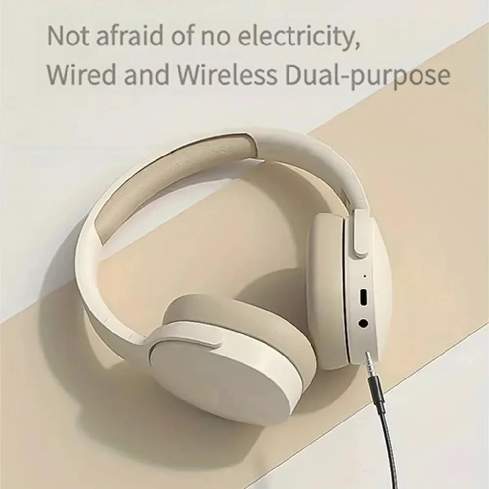 Auriculares Bluetooth 5,3, auriculares para juegos, auriculares inalámbricos de modo Dual, auriculares de música plegables con reducción de ruido para iPhone Xiaomi Tu tienda rápida