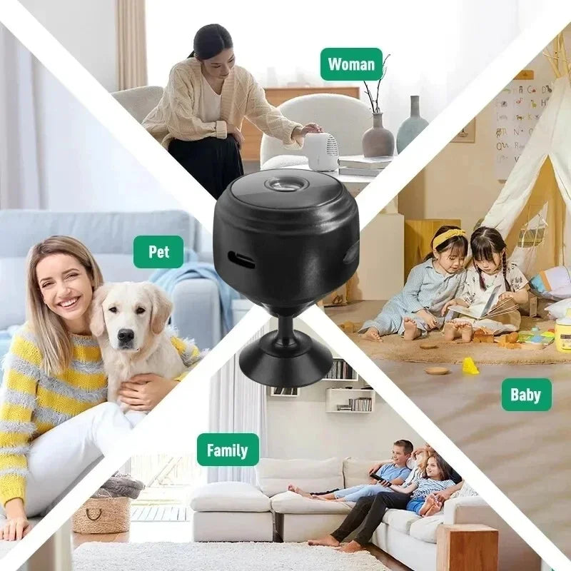 Cámara de Vigilancia Inteligente Wifi HD A9, Sensor, Videocámara, Video Web, Seguridad en el Hogar, Seguridad Inalámbrica Tu tienda rápida