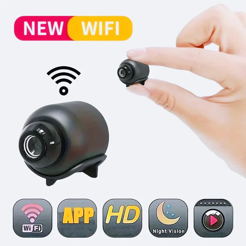 Mini cámara WiFi HD de 1080P, vigilancia de seguridad interior, Monitor de bebé, videocámara de visión nocturna, cámara IP, grabadora de Audio y vídeo Tu tienda rápida