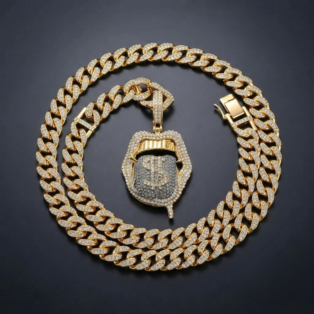 Colgante Dólar Cadenas Hip Hop Tu tienda rápida